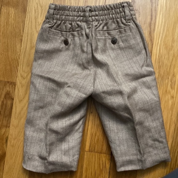 NWT Pinstripe Dress Pants Slacks 3-6M - Picture 4 of 6